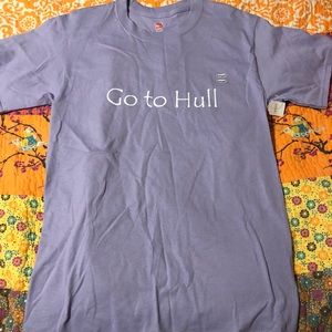 Hanes Purple “Go to Hull” T-shirt Sz S New